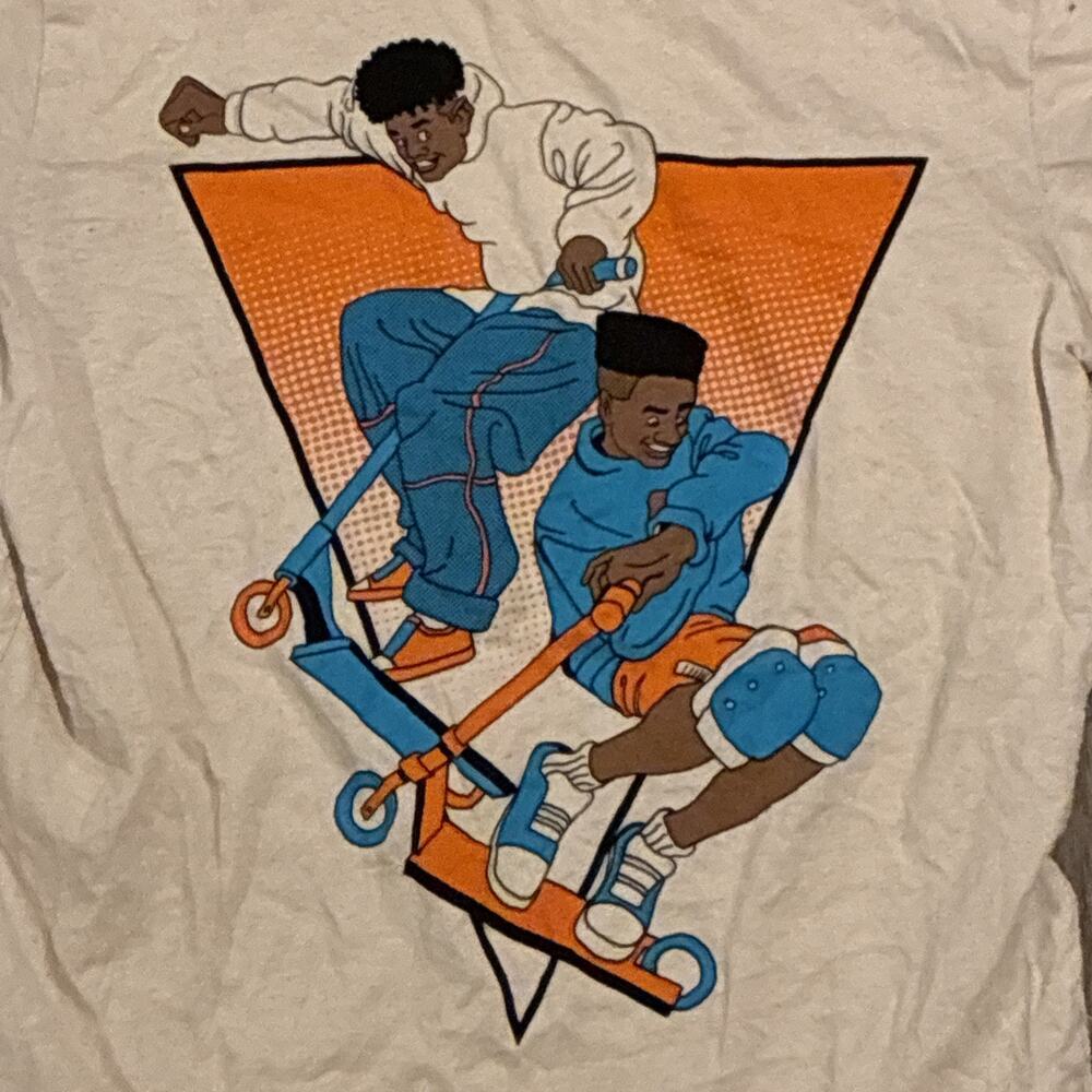 Y9987 Vintage Graphic T-Shirt - 1990 Kid and Play? Kid's Large